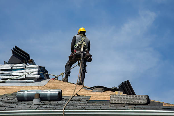 Professional Roof Replacement technician working in Mexico, MO